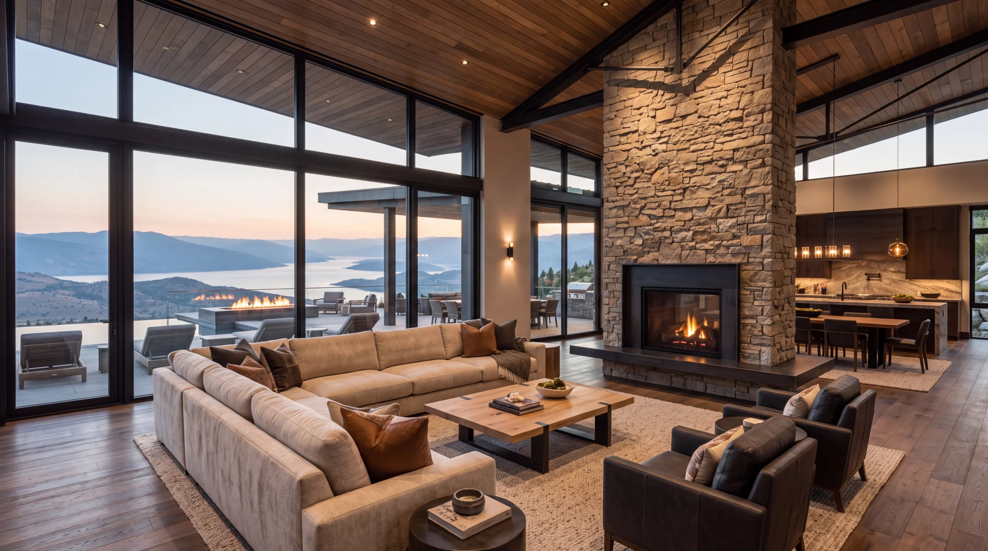 Overlook Terrace House — Great Room concept study